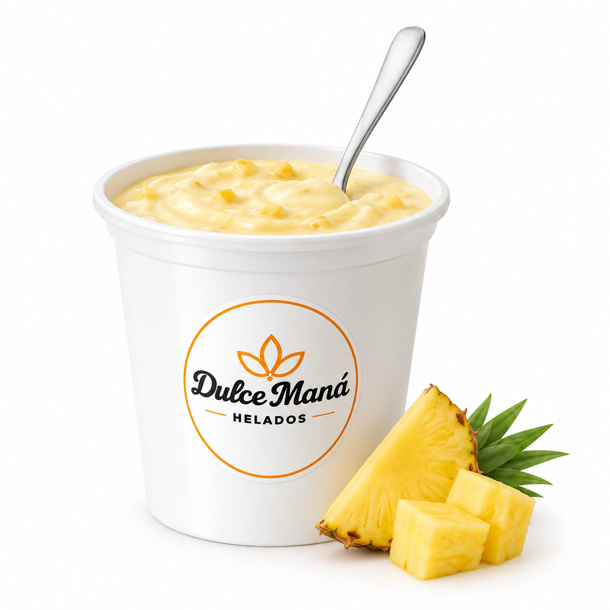 Yogur con Piña - 14 oz