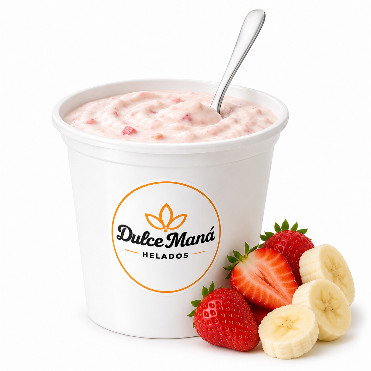 Yogur con Fresa/Banano - 14 oz